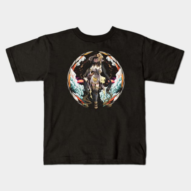 Feenas Courage - Ys Anime Fan Fashion Kids T-Shirt by WalkTogether